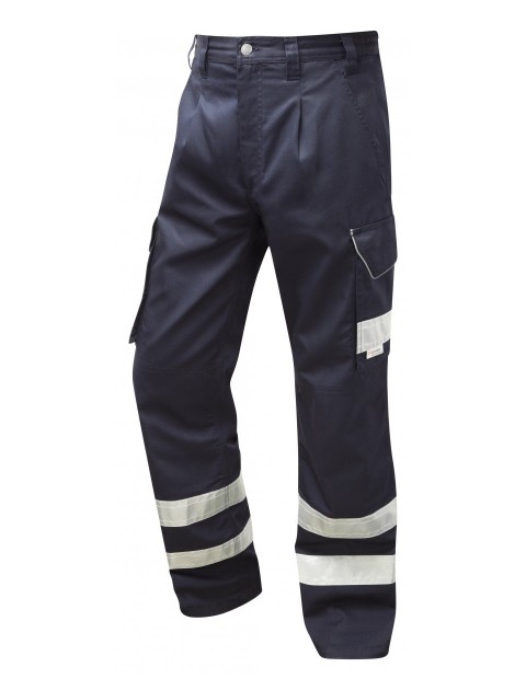 Leo Ilfracombe Cargo Trouser - Navy Clothing